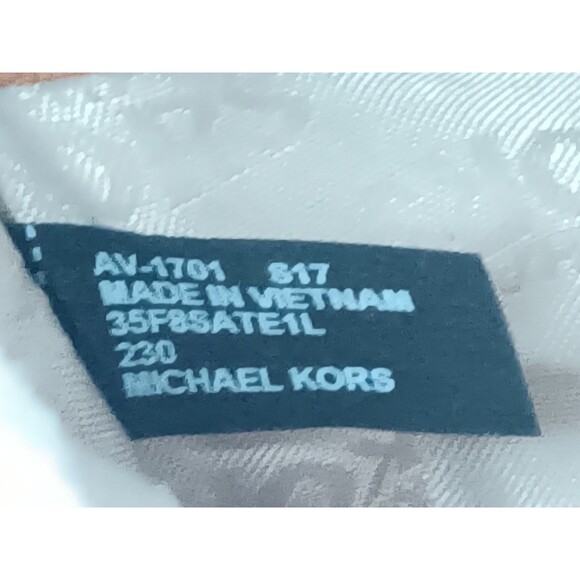 Michael Kors Astor Leather Wallet Cognac Brown Vintage - Picture 8 of 10